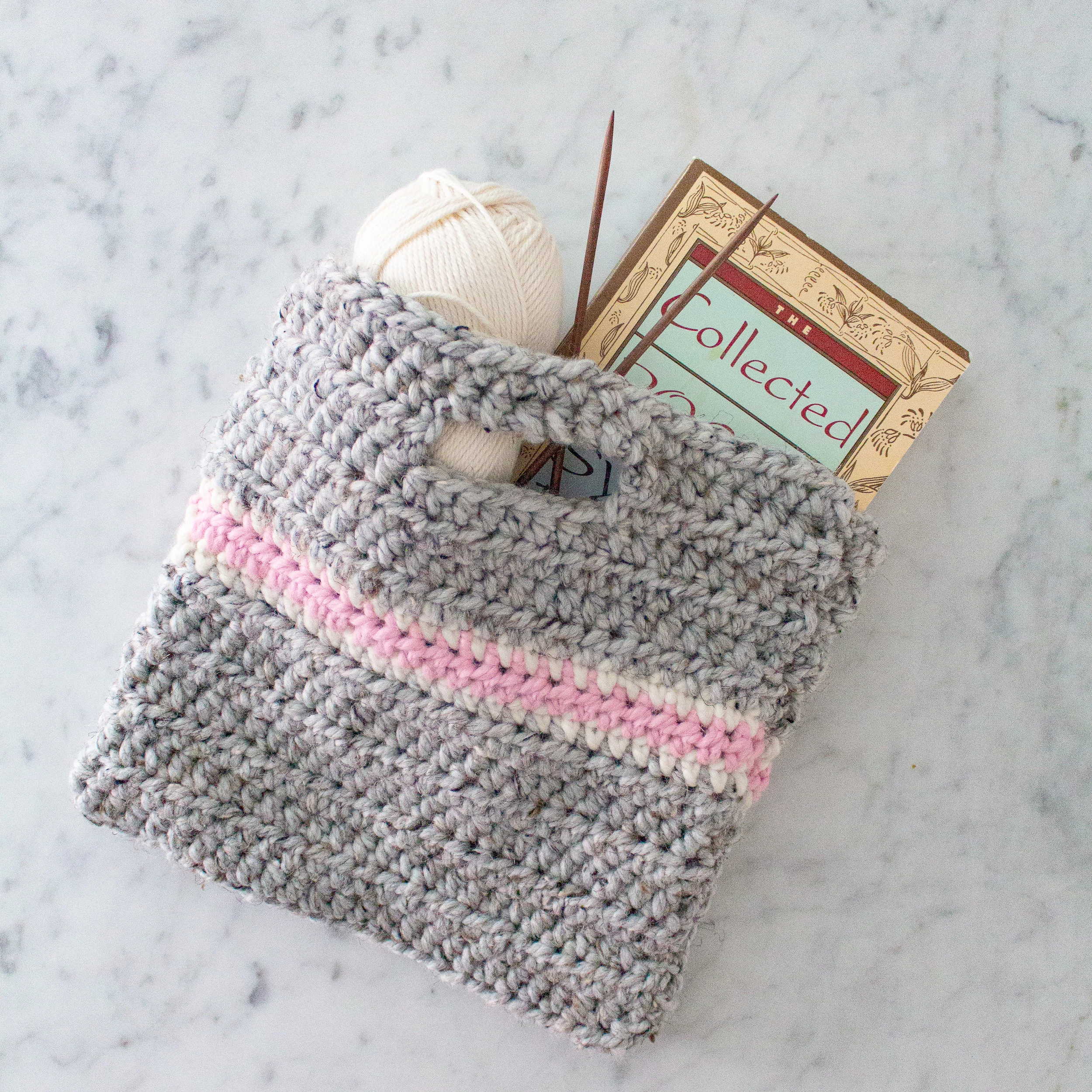 Easy crochet purse pattern - boho crochet bag pattern