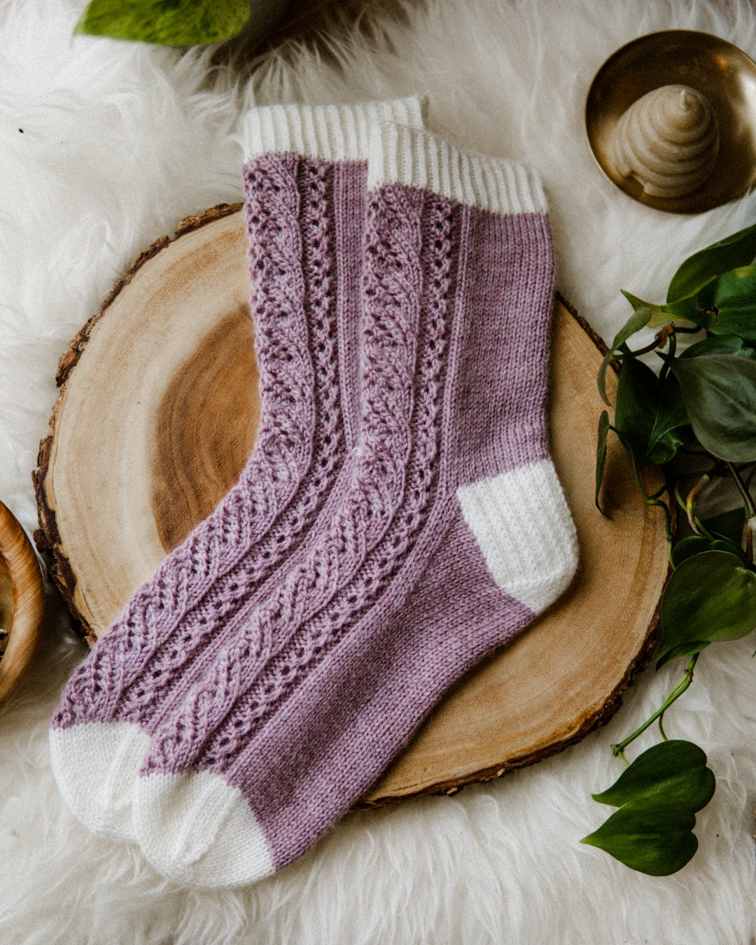 Seven Sock Knitting Patterns for Socktober Coziness - A Bee In The