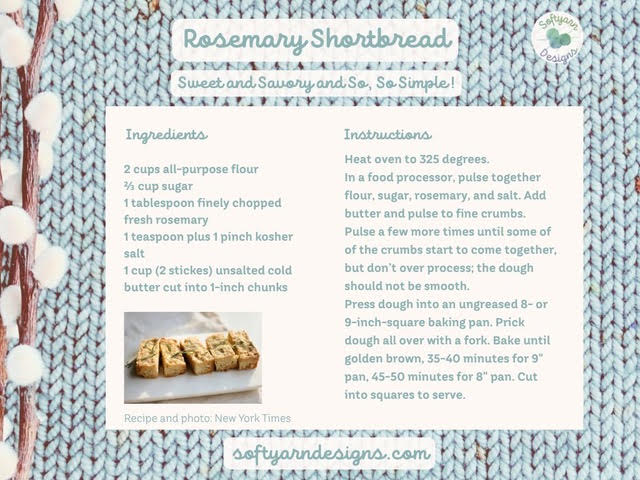 A recipe for rosemary shortbread treats